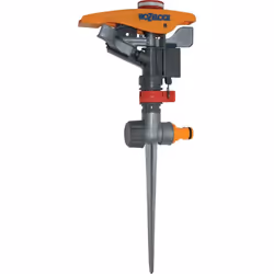 ARROSEUR ROTATIF PLUS Pour arroser les zones circulaires. Réglage de la zone d'arrosage de 65° à 360°. Forme du jet réglable, ...