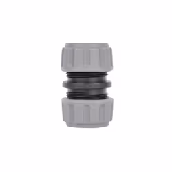 Hozelock Raccord droit, Connecteur de tuyau, PVC, Noir, Gris