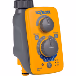 Hozelock Programmateur Sensor Controller Plus, Minuterie d'arrosage mécanique, 60 min, Gris, Jaune, 1 pièce(s)