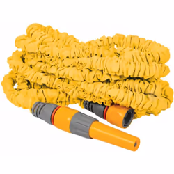Hozelock 8030, 30 m, Au-dessus du sol, Jaune, Polyester, Caoutchouc