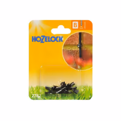Attache murale en plastique pour fixer le tuyau de 4mm sur un mur et une terrasse (x12)
