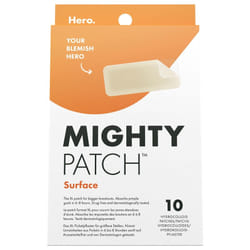 Hero Mighty Patch Surface Patchs Anti-Acné Zones Étendues 10 Patchs Hydrocolloïdes