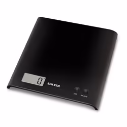 Salter 1066 BKDR15, Balance de ménage électronique, 3 kg, 1 g, Noir, Plastique, Comptoir