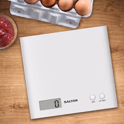 Salter 1066 WHDR15 escabeaux de cuisine Blanc Comptoir Balance de ménage électronique