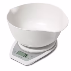 Salter 1024 WHDR, Balance de ménage électronique, 5 kg, 1 g, Blanc, Plastique, Comptoir