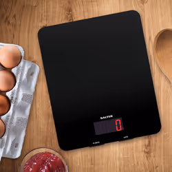 Salter 1150 BKDR escabeaux de cuisine Noir Comptoir Rectangle Balance de ménage électronique
