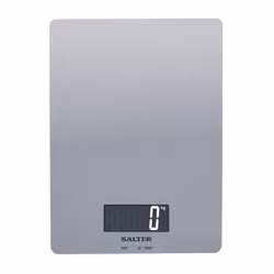 Salter 1103 SSDR, Balance de ménage électronique, 5 kg, 1 g, Acier, Comptoir, Carré