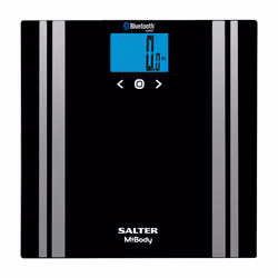 Salter SA9159BK3R, Pèse-personne électronique, 200 kg, Noir, kg, Carré, 4 utilisateur(s)