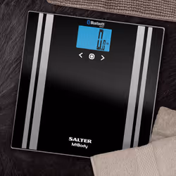 Salter SA9159BK3R balance Carré Noir Pèse-personne électronique