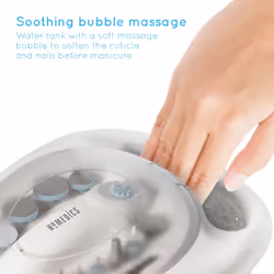 HoMedics MAN-3023A-EU instrument de manucure / pédicure Régler Plastique Bleu, Blanc