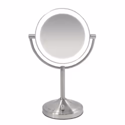 HoMedics MIR-8150-EU miroir de maquillage Autonome Rond Acier inoxydable
