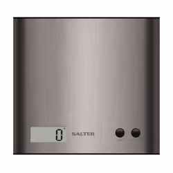 Salter 1087 SSDR escabeaux de cuisine Noir, Acier inoxydable Comptoir Balance de ménage électronique