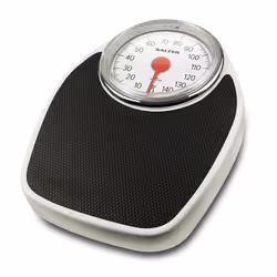 Salter 195 WHKR, Pèse-personne mécanique, 150 kg, 500 g, Noir, Blanc, kg, Analogique