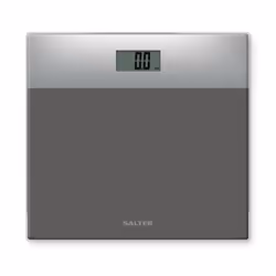 Salter 9206 SVSV3R, Pèse-personne électronique, 180 kg, 100 g, Gris, Argent, kg, lb, ST, Rectangle