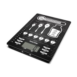 Salter 1171 CNDR escabeaux de cuisine Noir Comptoir Rectangle Balance de ménage électronique