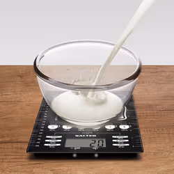 Salter 1171 CNDR escabeaux de cuisine Noir Comptoir Rectangle Balance de ménage électronique