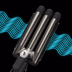Revamp Progloss Deep Beach Waver Fer texturisant À chaleur Noir 3 m