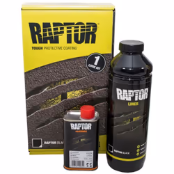 RAPTOR est un revêtement polyuréthane bi-composant très résistant et durable. Il s'applique sur des nombreuses surfaces ( mét ...