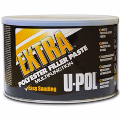 MASTIC METALLIQUE FIN U-POL D est un mastic polyester multi-fonction à deux composants, permettant le rebouchage de trous et  ...