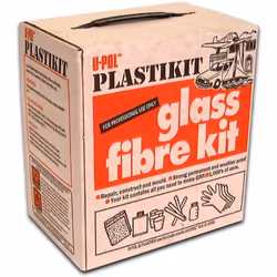 GAMME PROFESSIONNELLE KIT FIBRE DE VERRE U-POL PLASTIKIT est une gamme de résine polyester insaturé polymérisable à froid ave ...