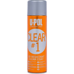 UPOL - Vernis transparent clear Aérosol 500ml - CLEAR/AL - Ce produit de marque UPOL est neuf.