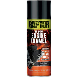 Peinture céramique pour moteur Noir Satiné 364ml Raptor