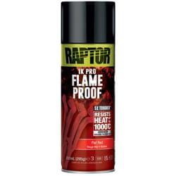 Peinture ignifuge Haute température Rouge Mat 352ml Raptor