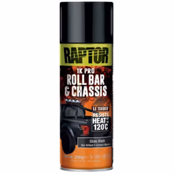 Peinture barre stabilisatrice et châssis noir brillant 366ml Raptor Qualité professionnelle Idéale pour les barres stabilisat ...