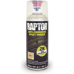 U-pol - Apprêt époxy anti-rouille raptor haute performance 400ml beige upol