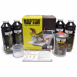 Kit Raptor 4 bouteille Blanc + durcisseur RAPTOR Pourquoi utiliser le kit Raptor Liner blanc ? Utilisable pour quasiment tous ...