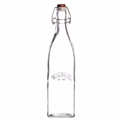 Kilner 0025.472, Bouteille, 1 L, Transparent, Rond, 7,5 cm, 318 mm