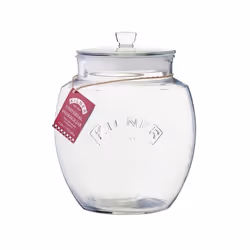 Kilner Universal Push Top Storage pot Ovale Verre Transparent