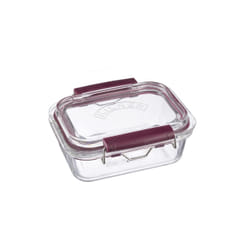 Kilner Fresh Storage 0.60Lt Rectangulaire Boîte 0,6 L Bordeaux, Transparent 1 pièce(s)
