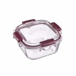 Kilner Fresh Storage 0.75Lt, Boîte, Carré, 0,75 L, Bordeaux, Transparent, Verre, 173 mm