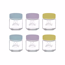 Kilner 65025016, Vase, Rond, 0,11 L, Multicolore, Transparent, Verre, 121 mm
