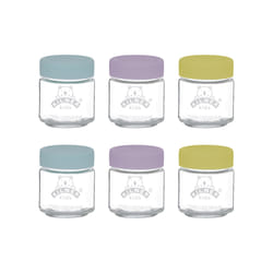 Kilner 65025016 boîte hermétique alimentaire Rond Vase 0,11 L Multicolore, Transparent 6 pièce(s)