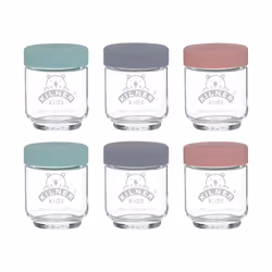 Kilner 65025017, Vase, Rond, 0,19 L, Multicolore, Transparent, Verre, 139 mm