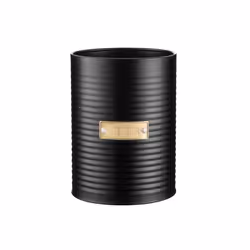 Typhoon Otto Utensil Pot, Boîte universelle, 1,4 L, Acier, Noir, Rond, 110 mm