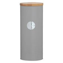 Typhoon Living Pasta Jar Récipient pour pâtes Bambou, Acier