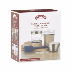 Kilner 65025035 boîte hermétique alimentaire Rond Régler 0,35 L Bleu, Argent, Transparent 2 pièce(s)