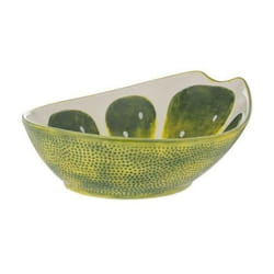 Bol ovale TYPHOON - lime - World Food Fruits - Céramique émaillée - 28 x 22 cm
