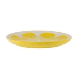 TYPHOON - Plat rond 28 cm - citron - World Food Fruits