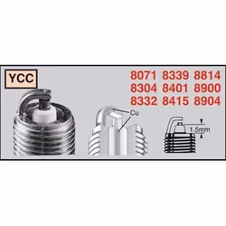 CHAMPION Spark plug RN7YCC