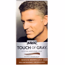 Coloration Cheveux - JUST FOR MEN - Touch of Grey - Gris / Châtain - Sans ammoniaque - 40 g
