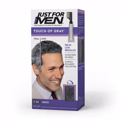 Just For Men Touch of Gray, Noir, T-55, Hommes, 40 g, Tube, Ammoniac