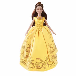 Hasbro La Belle Et La Bête - Belle Deluxe Tenue De Bal, 3 an(s), Fille, 76 mm, 120 g, Jaune