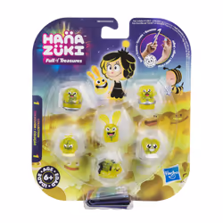 Hasbro Hanazuki - Pack 5 Trésors + 1 Mini Hemka Jaune