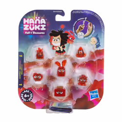 Hasbro Hanazuki - Pack 5 Trésors + 1 Mini Hemka Rouge
