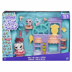 Hasbro Littlest Petshop - Coiffeur Petshop, 4 an(s), Plastique, 10 pièce(s), 269 g