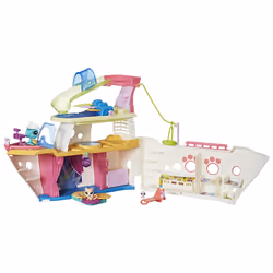 Hasbro Littlest Pet Shop – Bateau De Croisière – Figurine Petshop
